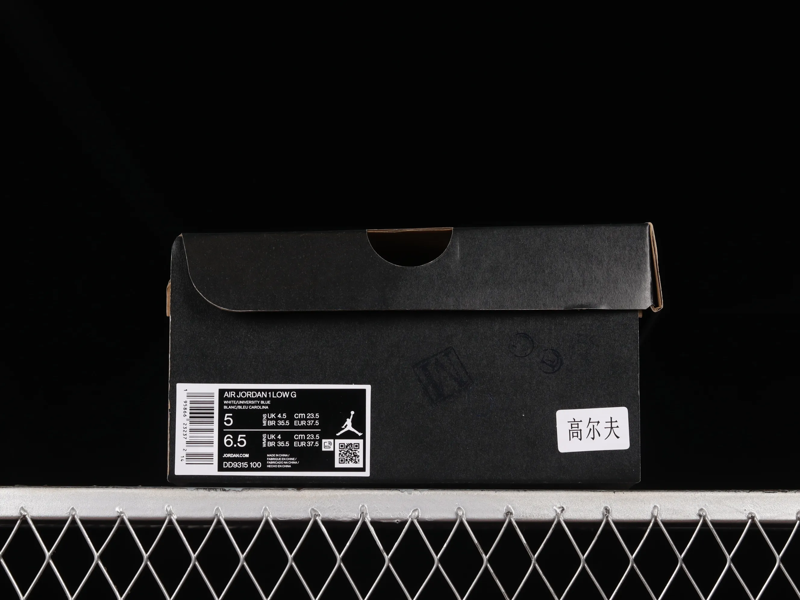 All categories Air Jordan Jordan series basketball shoes Air Jordan 1 Low G version pure original Air Jordan 1 Low Golf "UNC" AJ1 Joe 1 new golf version North Carolina blue color DD9315-100
